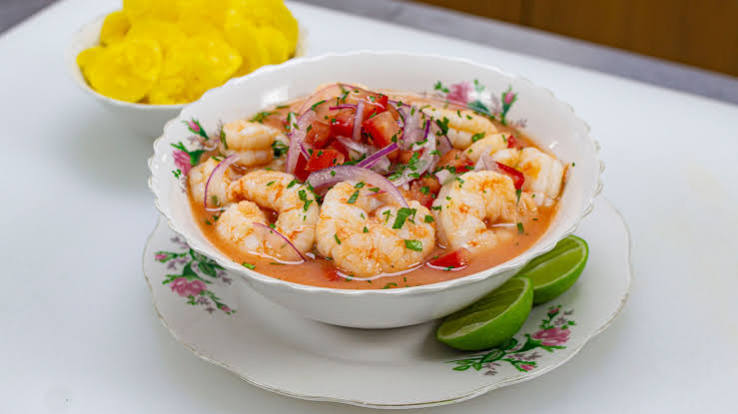 Ceviche de camarón